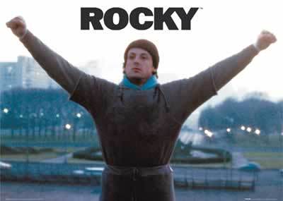  Which movie spoofed Rocky in?