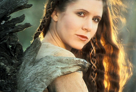  True atau False: One of his Hollywood friends was Carrie Fisher and she wrote a chapter called " the Princess and The King" in her 2nd auto-bio.