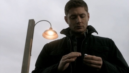 Whose ring is Dean putting on?