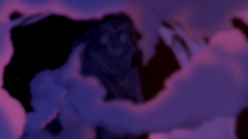  T/F. Mufasa's ghost voice was heard at end of all three series of Lion King.