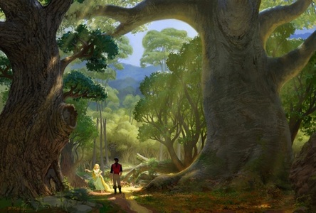 This is concept art for which ディズニー Princess Movie?