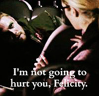  How did Felicity "process" Oliver being the Arrow?
