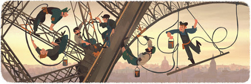  ___ th Anniversary of the public opening of the Eiffel Tower