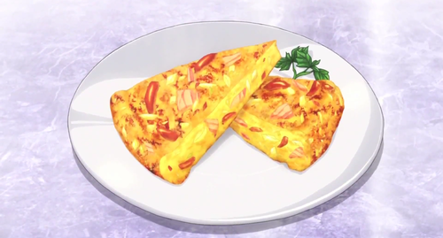  comida in anime: Frittata in?