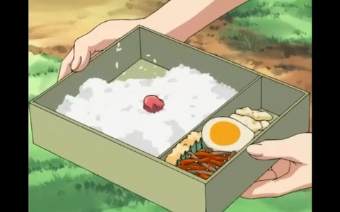  Who is holding this bento?