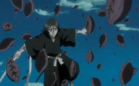 After Rukia Was Thrown Into The Air
 A Smaller Hollow Squeezed Out What Looks Like Leaches Onto Rukia What Are Those Really?
