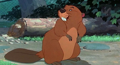 In what Disney movie we can see this beaver ?