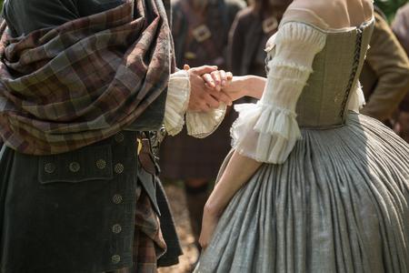 What object does Jaime made Claire's wedding ring from?