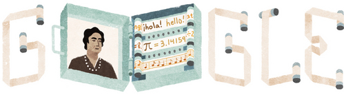 Google is celebrating Ángela Ruiz Robles’s ______  Birthday ?