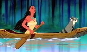  What does Pocahontas mean when she says: wewe can't step in the same river twice?