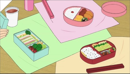  食 in anime: Bento in?