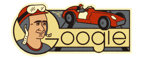 Google is celebrating Juan Manuel Fangio’s _______ birthday. (June 24, 2016)