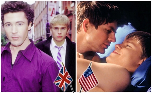  Out of these 2 versions of a popular gay themed TV series/show entitled Queer As Folk, which one is the original one?