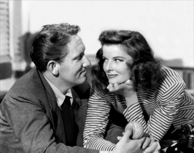  What was the first of the nine films Katharine Hepburn made with Spencer Tracy?