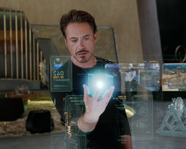 In 'The Avengers' (2012) Tony Stark wears a shirt with what band name on it?