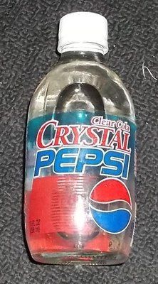  Launched in 1992, Crystal Pepsi was sold nationwide back in 1993
