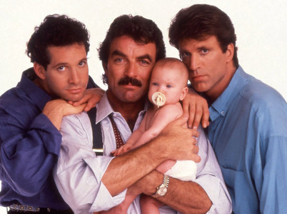 What are the names of the 3 men in 'Three Men and a Baby' ?