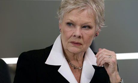 How many James Bond movies has Judi Dench appeared in?