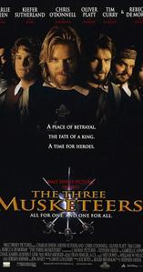 The 1993 Disney film, The Three Musketeers, was based on a book by Alexandre Dumas