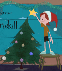  In this closing credits scene of "Bolt," which character is shown to plug in the Krismas pokok lights for Penny?