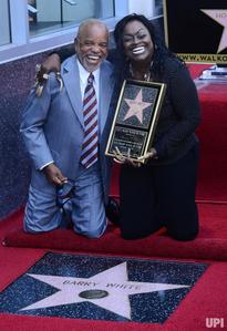What year did Barry White posthumously receive a star on the Hollywood Walk Of Fame