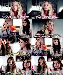  What color did Emily say Hanna was in the system to help the girls figure out the stories about them in Alison's diary?