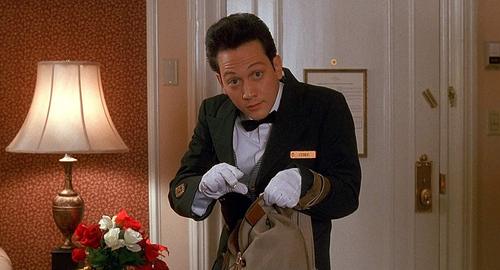  What was the name of the Bellhop at the Plaza Hotel who showed Kevin his room?