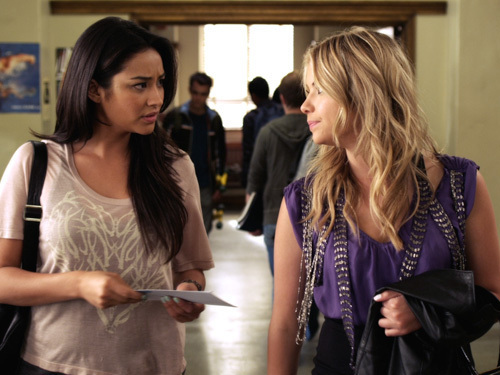  What did Hanna say after Emily asked her about Sara?