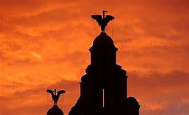  What are the names of the two liver birds ...that watch over Liverpool ?