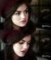  Which of Aria's parents did Spencer say excused her from ever having to step foot at Rosewood High again?