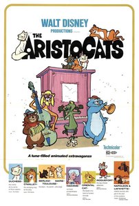  What 年 was the classic 迪士尼 cartoon, The Aristocats, released