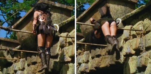  Lucy Lawless absolutely loved doing 'Xena: Warrior Princess' action scenes.