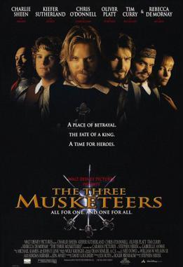 The 1993 迪士尼 film, The Three Musketeers, was based on a book 由 Alexandre Dumas