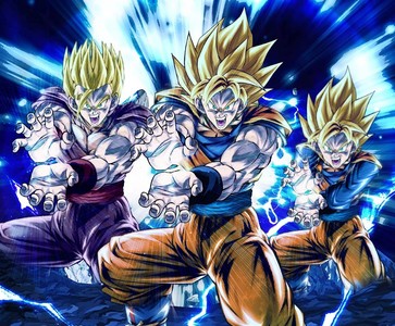 Which DBZ movie that Gohan does a Family Kanehameha with Goku and Goten?