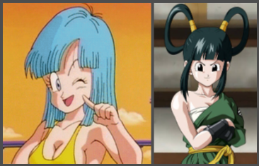 True or False: Maron (from DBZ) and Yurin (from DBS) only appear in the anime.