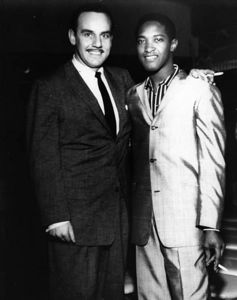 Who is this man in the photograph with Sam Cooke 