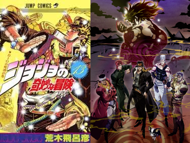 How many manga chapters and TV anime episodes are in Part 3: Stardust Crusaders?