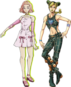 True or False: Both Reimi Sugimoto (Part 4) and Jolyne Cujoh (Part 6) are not voiced by Kira Buckland in the English Dub anime?