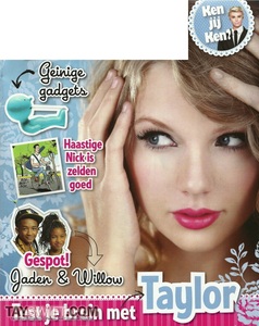  What magazine is Taylor on in this cover?