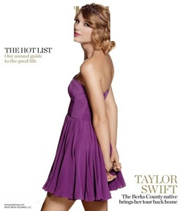 What magazine is Taylor on in this cover?