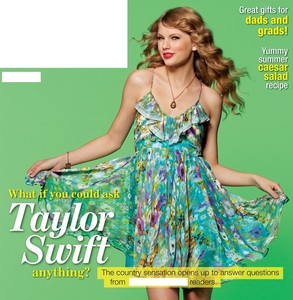  What magazine is Taylor on in this cover?
