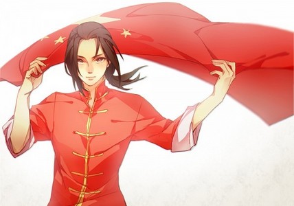 In Chinese culture, the color crimson red symbolizes what?