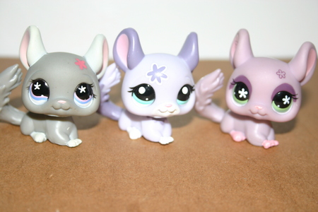  What did I name these three Littlest Pet Shops?