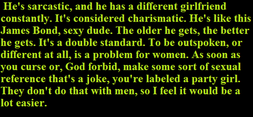 Megan Fox said this about whom?