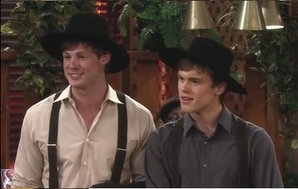  What are these two Amish boys' names?