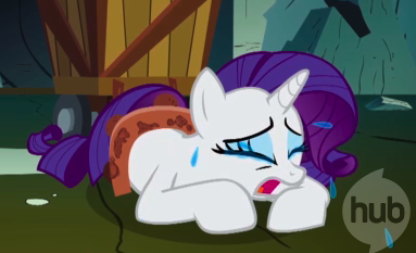 Why is Rarity crying?