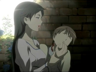 How does she kill him?(anime) 