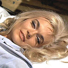 In the 1964 Bond film, "Goldfinger", Jill Masterson is executed by of being sprayed with gold paint as a result of her betrayal by sleeping with 007