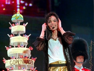  What tour did Michael celebrate his "39th" birthday in Copenhagen, Denmark back in 1997