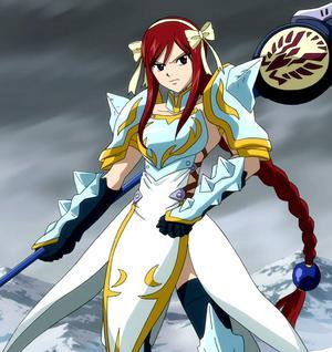 Which armor is Erza using?